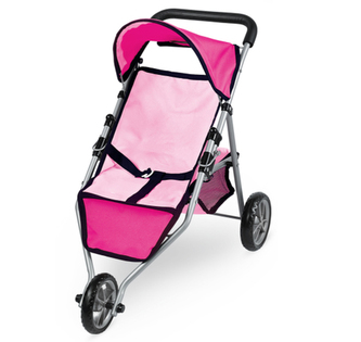 Kočárek pro panenky kovový 55,5 cm