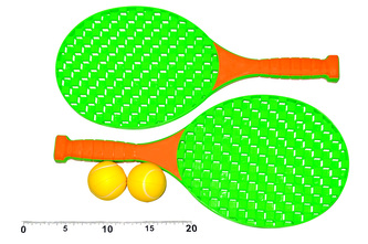 Tenis soft set 41 cm