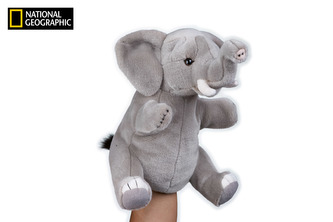National Geographic maňásek Slon 26 cm