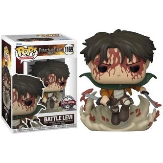 Funko POP! #1169 Animation: Attack on Titan S4 - Battle Levi (Special Edition)
