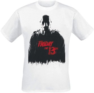 Pánské tričko Friday The 13th|Pátek třináctého: Jason (S) bílá