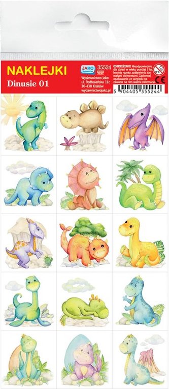 Naklejki. Dinusie