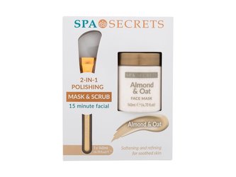 Xpel Spa Secrets pleťová maska Spa Secrets Almond & Oat 140 ml + aplikátor