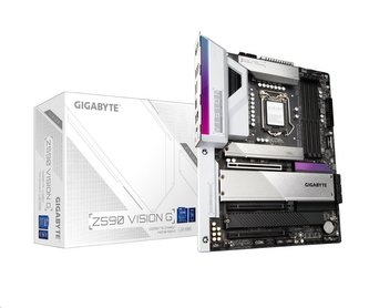 GIGABYTE MB Sc LGA1200 Z590 VISION G, Intel Z590, 4xDDR4, 1xDP, 1xHDMI