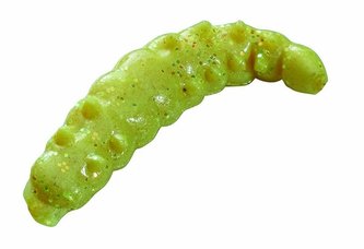 PWRBT VOSÍ LARVY 2,5cm ŽLUTÁ+GLITER 55ks