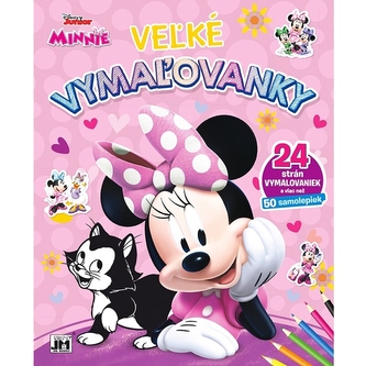 Velké vymalovánky a samolepky - Minnie