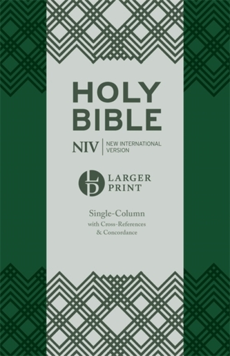 NIV Larger Print Compact Single Column Reference Bible