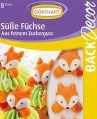 Cukrová dekorace na dort zvířátka - liška - Gunthart