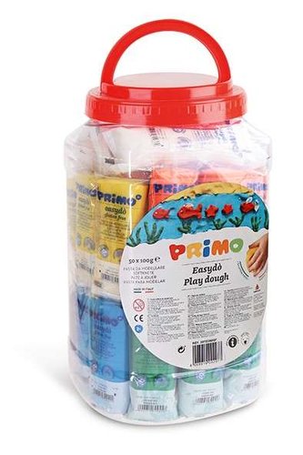 Sada mod. hmot PRIMO NATUR, 50 x 100g, mix barev, PP box