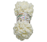 Příze PUFFY - smetanová - 100g / 9 m
