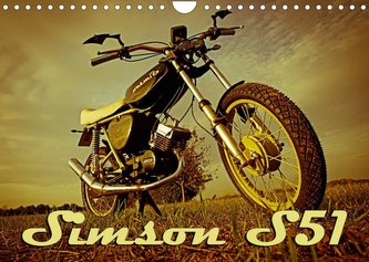 Simson S51 (Wandkalender 2023 DIN A4 quer)