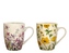 Hrnek porcelán 300ml květiny 2 dekory