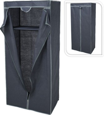 Šatní skříň textilní 75 x 46 x 160 cm