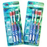 Vapa zubní kartáček s krytkou Medium sada 3ks