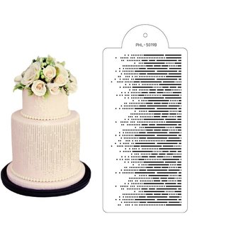 Stencil šablona NOER 40x18cm - Cakesicq