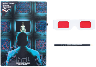 Blok A5 s tužkou a brýlemi Netflix|Stranger Things: Hawkins Lab (14,8 x 21 cm)