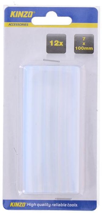TYČINKY DO TAVNÉ PISTOLE 7X10CM,12KS KINZO