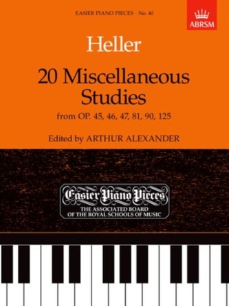 20 Miscellaneous Studies from Op.45, 46, 47, 81, 90 & 125