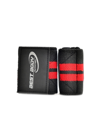 Best Body nutrition - Bandáže zápěstí Wrist wrap - černo zelené