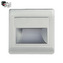 STEP LIGHT schodišťové LED svítidlo 1x1,5W 120lm 4000K IP20 8,6cm hranaté matně stříbrné
