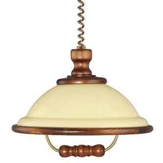 73006 Z54 ACRYL WOOD/WLA-04,CHANDELIER WALNUT