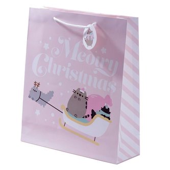 VÁNOČNÍ DÁRKOVÁ TAŠKA PUSHEEN 40 cm