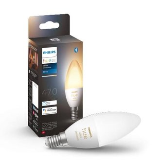 Hue Bluetooth žárovka LED E14 B39 4W 470lm 2200-6500K