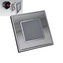 STEP LIGHT schodišťové LED svítidlo 1x1W 60lm 4000K IP20 8,6cm hranaté nerezová ocel