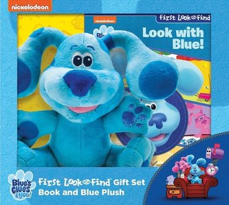 Nickelodeon Blue's Clues & You!: Look with Blue! First Look and Find Gift Set Book and Blue Plush: Book and Blue Plush [With Plu