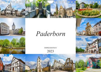 Paderborn Impressionen (Wandkalender 2023 DIN A4 quer)