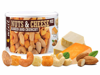 Mixit - Mix pražených ořechů a křupavých sýrů 120 g