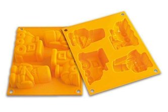 Silikonová forma na dortíky – vláček - Silikomart