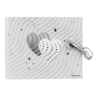 Fotoalbum GOLDBUCH-Silver Hearts, 29x23 cm