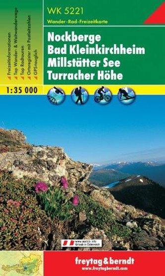 Nockberge Bad Kleinkirchheim 1:35 000 / Tutistická mapa
