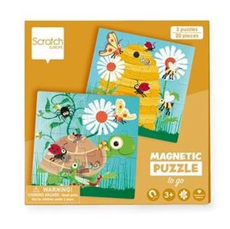 Scratch Puzzle magnetyczne - książka podróżna W ogrodzie 2 obraz