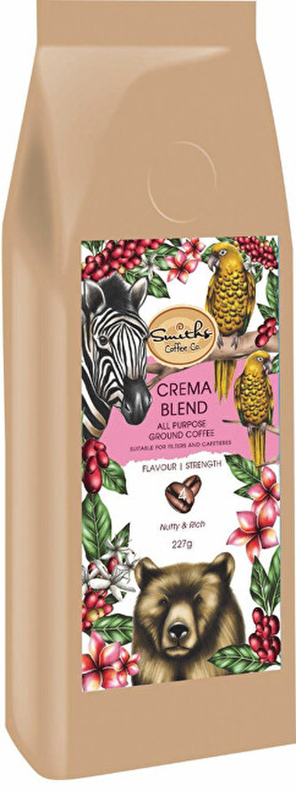 Smiths of London Zrnková káva Crema Blend 227 g