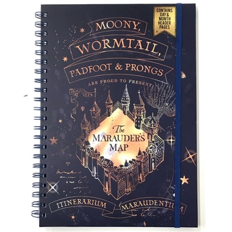 Zápisník Harry Potter - Pobertův plánek A4