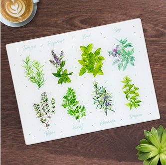 KUCHYŇSKÉ PRKÉNKO SKLENĚNÉ LP95073 HERB GARDEN L&P;