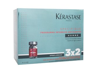 Kérastase Specifique kúra proti vypadávání vlasů Specifique Intense Anti-Thinning Care 30 x 6 ml + šampon Genesis Homme Daily Fortifying Purifying 10 ml + šampon Genesis Homme Thickness Boosting Shampoo System 10 ml
