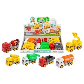 Auto ciężarowe 12cm mix