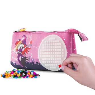 PIXIE CREW velké pouzdro NYXX RŮŽOVÉ