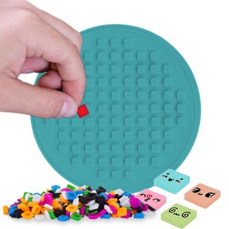 PIXIE CREW mozaikový panel TYRKYSOVÝ kruh