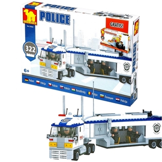Stavebnice Policie 322 částí + Grátis