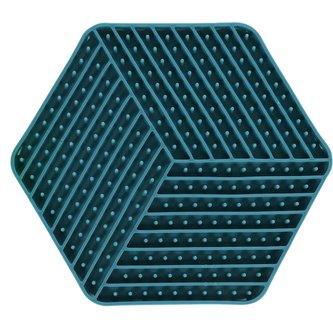 Lízací podložka Flamingo Leki-Modrá