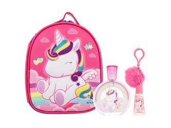 Eau My Unicorn Eau My Unicorn toaletní voda 100 ml + lesk na rty 7 ml + přívěšek na klíče + kosmetická taštička