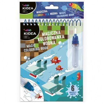 Wielorazowa kolorowanka wodna Game KIDEA Wielorazowa kolorowanka wodna Game KIDEA