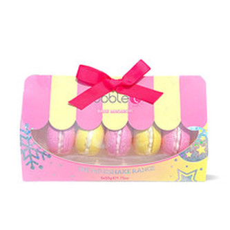 Bubble T Cosmetics Dárková sada šumivých bomb Bath Macaron Collection woman