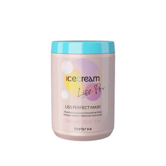 Inebrya Ice Cream Liss Pro Liss Perfect Mask vyhlazující vlasová maska 1000 ml