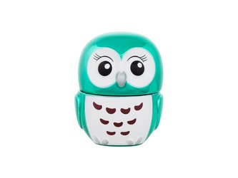 2K Lovely Owl Balzám na rty Metallic Limited Edition 3 g Cotton Candy pro děti