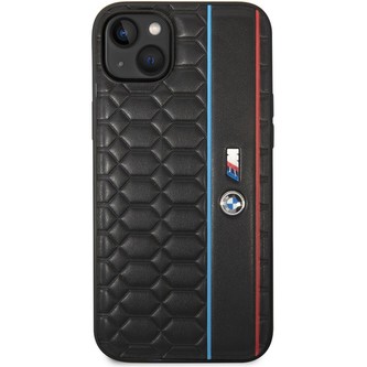 BMW M Hexagonal Pattern kryt iPhone 14 černý